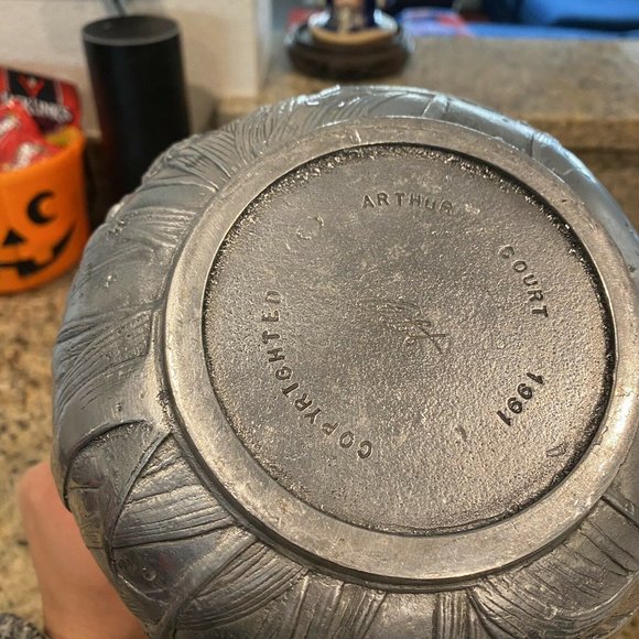 Arthur Court Silver Floral Pitcher - Picture 6 of 8